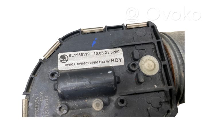 Skoda Yeti (5L) Mechanizm i silniczek wycieraczek szyby przedniej / czołowej 3397021054