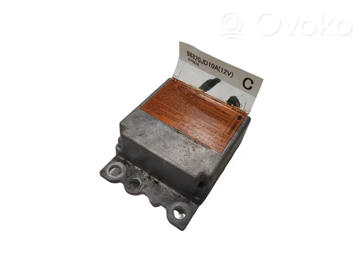 Nissan Qashqai Airbag control unit/module 98820JD10A