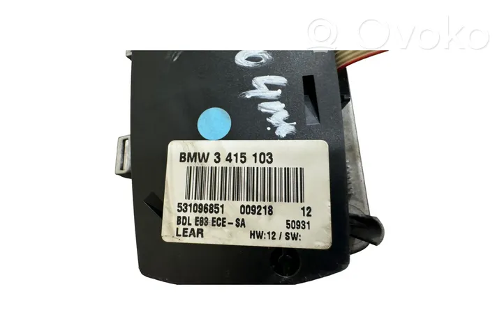 BMW X3 E83 Interruttore luci 531096851