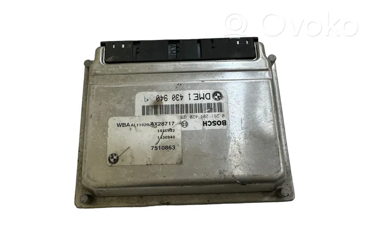 BMW 3 E46 Sterownik / Moduł ECU DME1430940