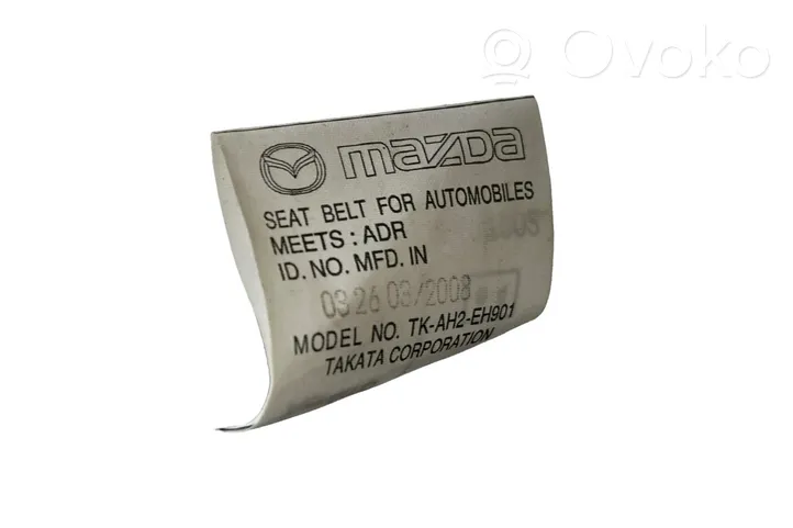 Mazda 6 Ceinture de sécurité avant TKAH2EH901
