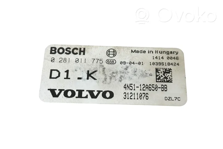 Volvo V50 Moottorin ohjainlaite/moduuli 4N5112A650BB