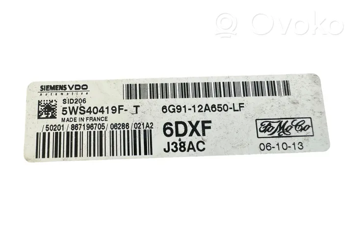 Ford S-MAX Sterownik / Moduł ECU 6G9112A650LF