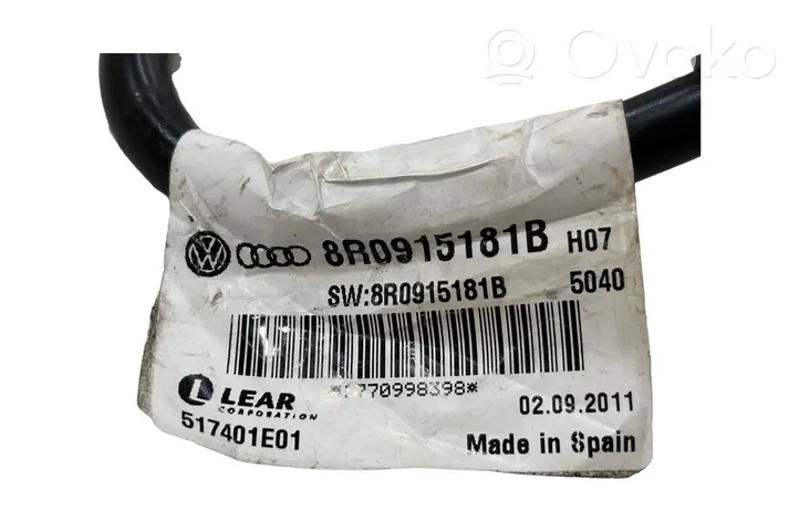 Audi Q5 SQ5 Câble négatif masse batterie 8R0915181B