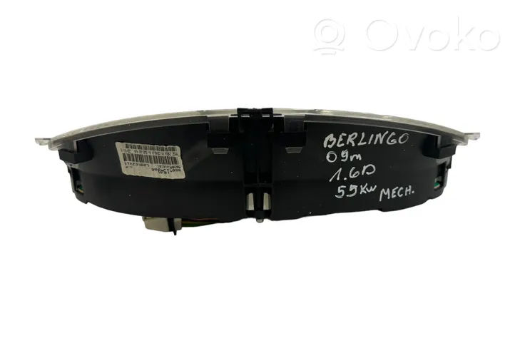 Citroen Berlingo Speedometer (instrument cluster) 9665154980