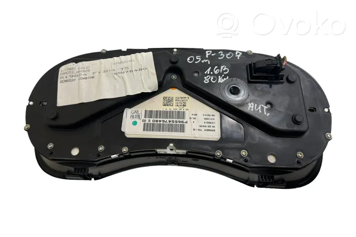 Peugeot 307 Compteur de vitesse tableau de bord 216784998