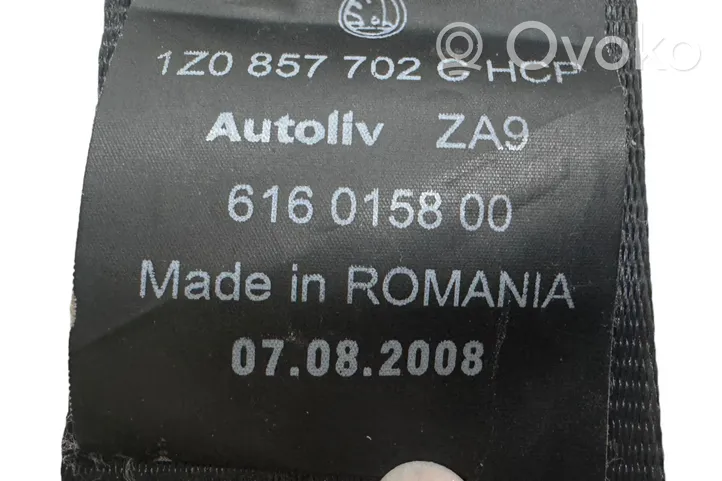 Skoda Octavia Mk2 (1Z) Pas bezpieczeństwa fotela przedniego 1Z0857702C