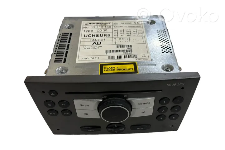 Opel Signum Radio/CD/DVD/GPS-pääyksikkö 7643106310