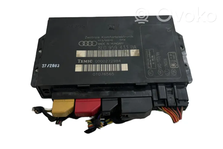 Audi A4 S4 B7 8E 8H Modulo comfort/convenienza 8E0959433BA