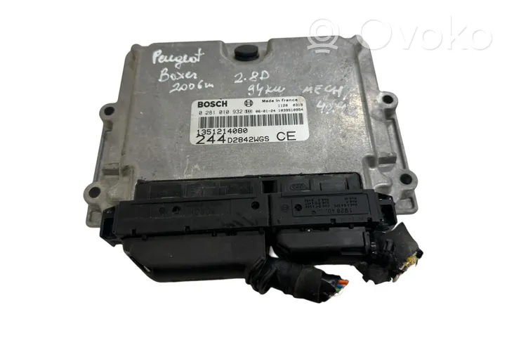 Peugeot Boxer Engine control unit/module 0281010932