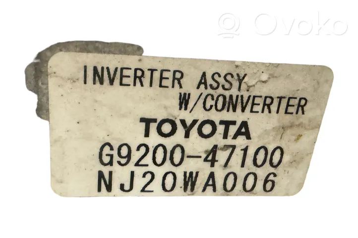 Toyota Prius (XW20) Convertitore di tensione inverter G920047100