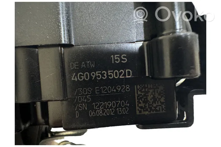 Audi A6 S6 C7 4G Interruptor/palanca de limpiador de luz de giro 4G0953502D