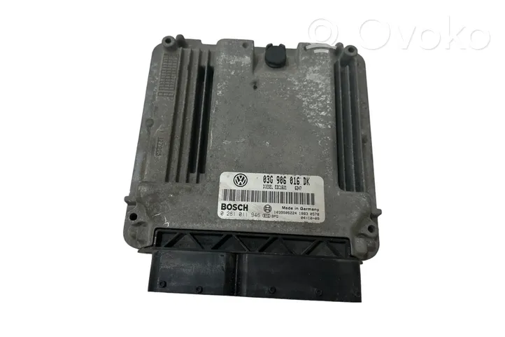 Skoda Octavia Mk2 (1Z) Calculateur moteur ECU 03G906016DK