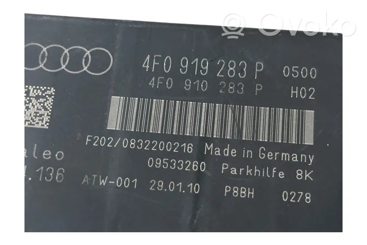 Audi A6 S6 C5 4B Pysäköintitutkan (PCD) ohjainlaite/moduuli 4F0919283P