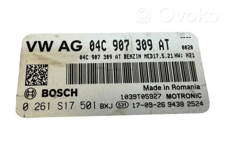 Volkswagen Polo VI AW Sterownik / Moduł ECU 04C907309AT