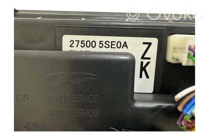 Nissan Leaf I (ZE0) Panel klimatyzacji 275005SE0A