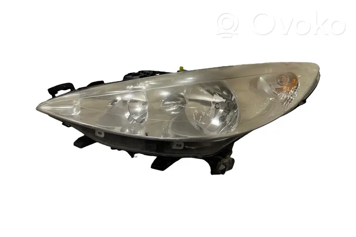 Peugeot 207 Lampa przednia 9649986280