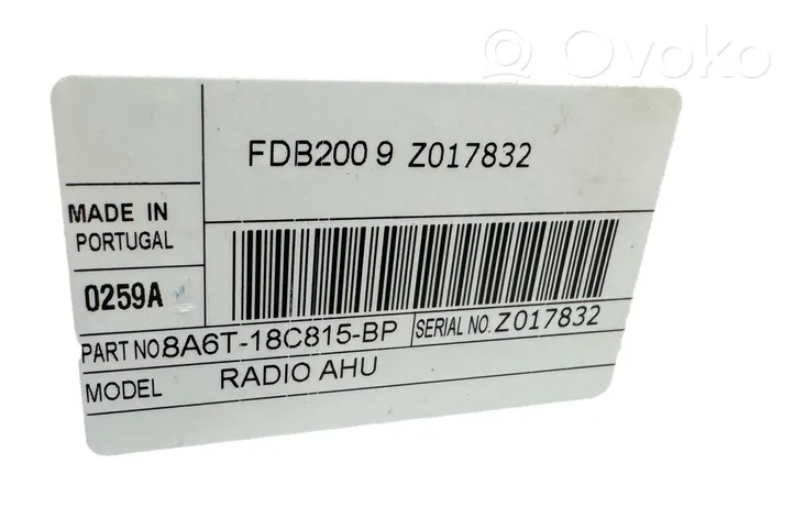 Ford Fiesta Radija/ CD/DVD grotuvas/ navigacija 8A6T18C815BP