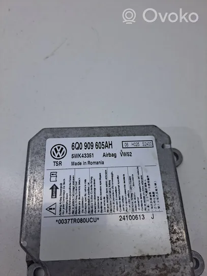 Volkswagen Caddy Airbag control unit/module 6Q0909605AH