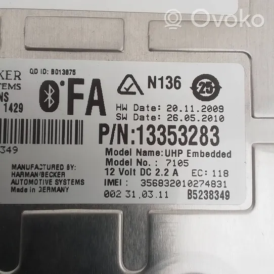 Opel Insignia A Bluetooth Modul Steuergerät 13353283