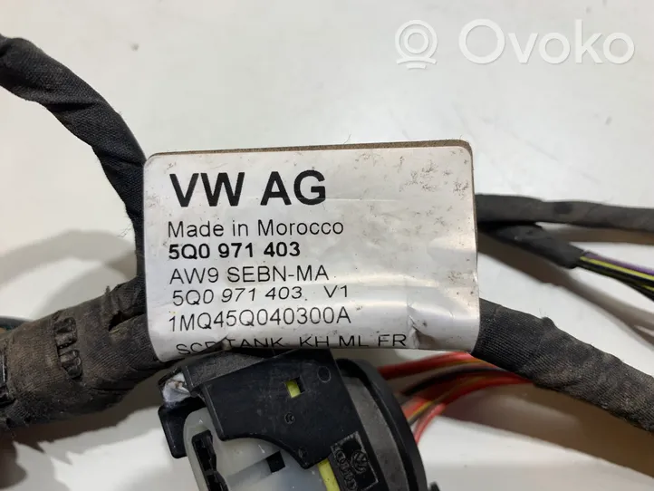 Volkswagen Golf VIII Autres faisceaux de câbles 5Q0971403