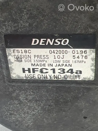 Toyota Prius (XW20) Ilmastointilaitteen kompressorin pumppu (A/C) 0420000196