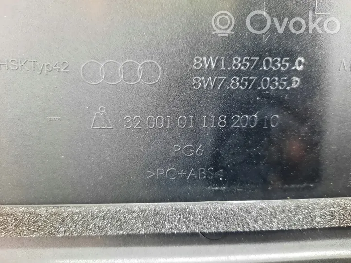 Audi A4 S4 B9 Hansikaslokerosarja 8W1857035