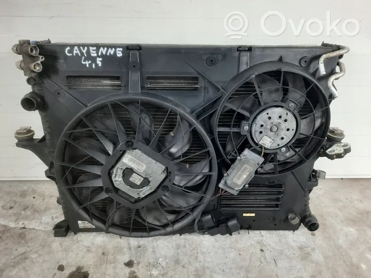 Porsche Cayenne (9PA) Set del radiatore 