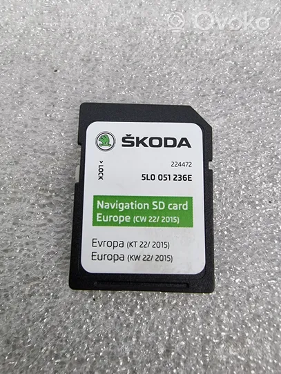 Skoda Fabia Mk3 (NJ) Cartes SD navigation, CD / DVD 5L0051236E