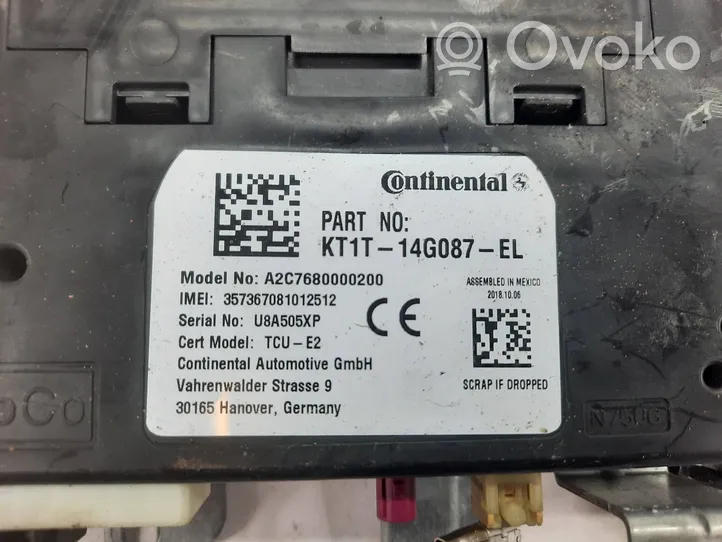 Ford Fiesta Module unité de contrôle Bluetooth KT1T14G087EL