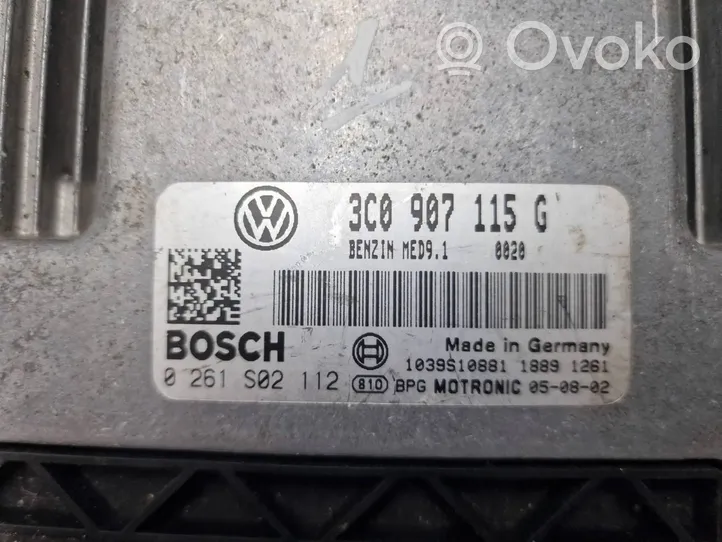 Volkswagen PASSAT B6 Moottorin ohjainlaite/moduuli 3C0907115G