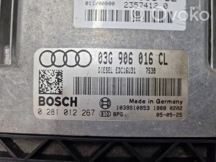 Audi A6 S6 C7 4G Calculateur moteur ECU 03G906016CL