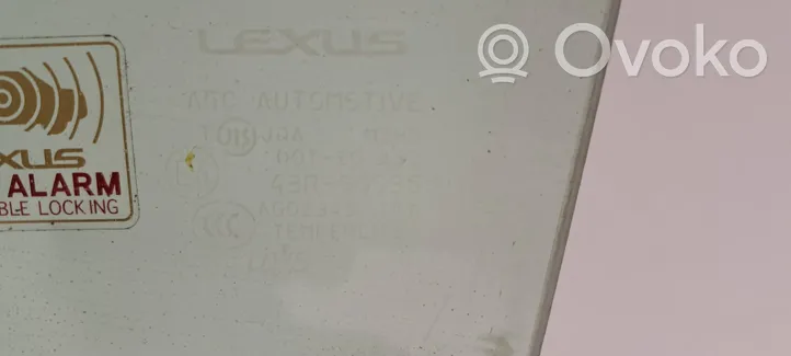 Lexus RX 330 - 350 - 400H Etuoven ikkunalasi, neliovinen malli 43R00035