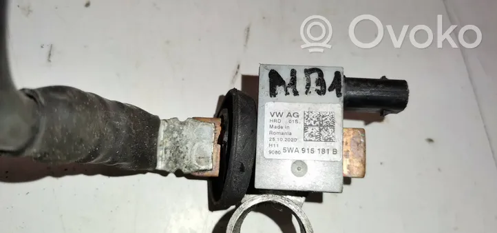 Volkswagen Golf VII Câble négatif masse batterie 5WA915181B