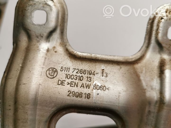 BMW 3 F30 F35 F31 Priekšpusē bampera sastiprinājums 7266194