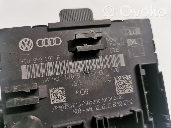 Audi S5 Facelift Oven ohjainlaite/moduuli 8T0959792P