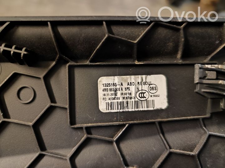 Audi Q7 4M Osłona boczna tunelu środkowego 4M0863306A