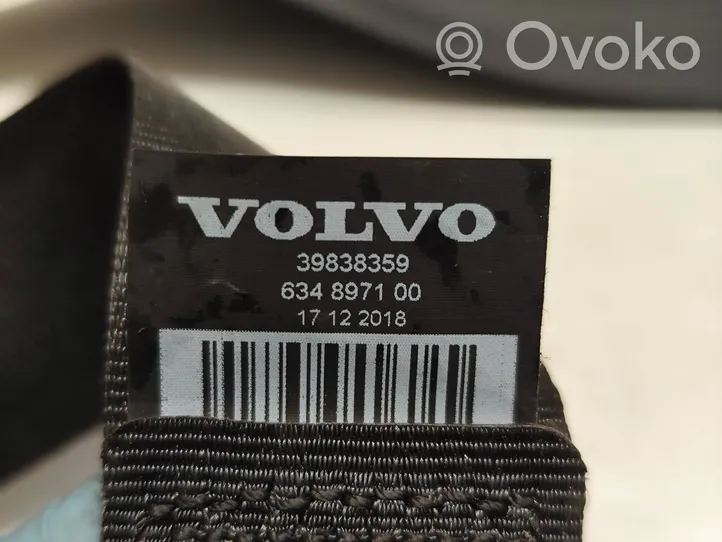 Volvo XC60 Rear seatbelt 39838359