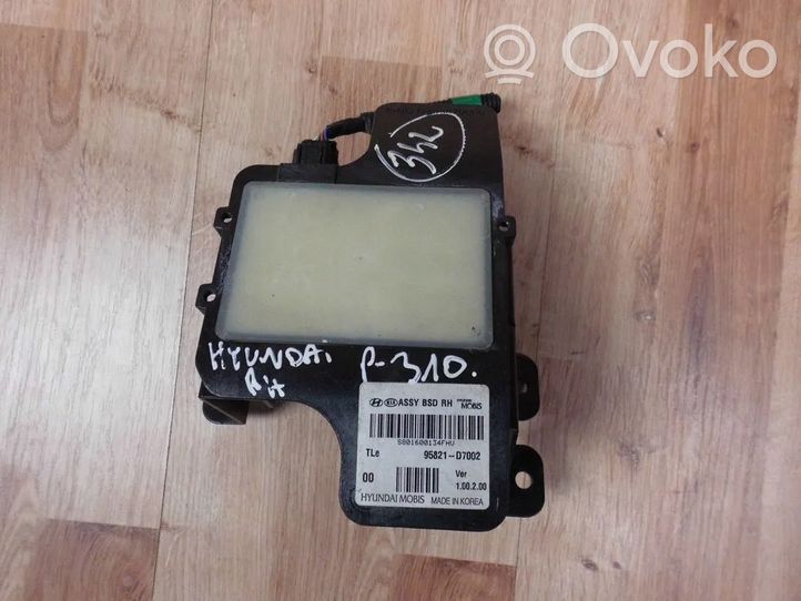 Hyundai Tucson TL Capteur radar d'angle mort 95821D7002