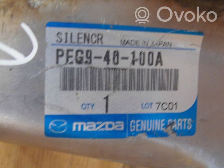 Mazda CX-3 Marmitta/silenziatore posteriore tubo di scappamento PEG940100A