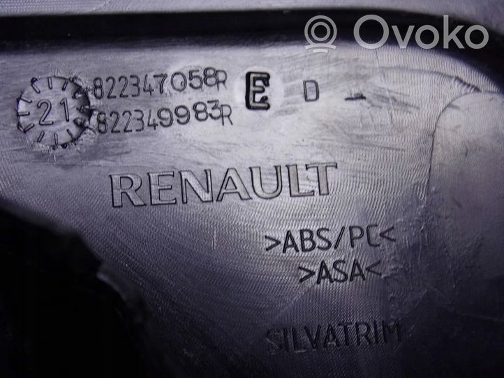 Renault Captur Galinių durų stiklo apdaila 822347058R