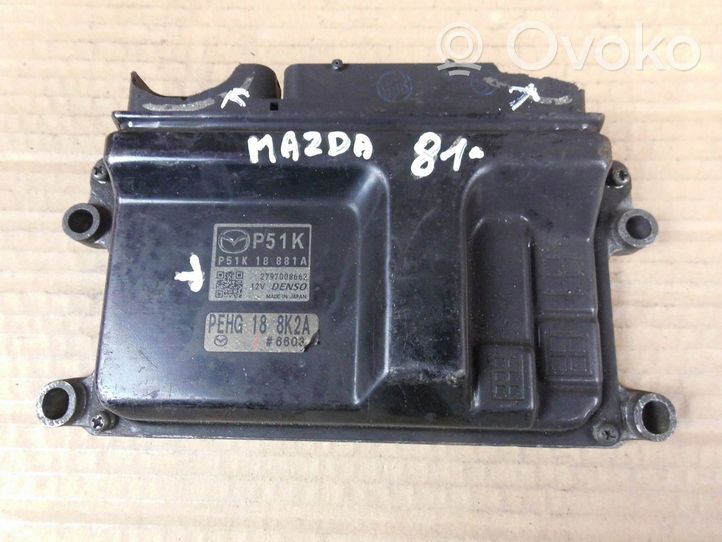 Mazda 3 III Unité de commande, module ECU de moteur P51K18881A