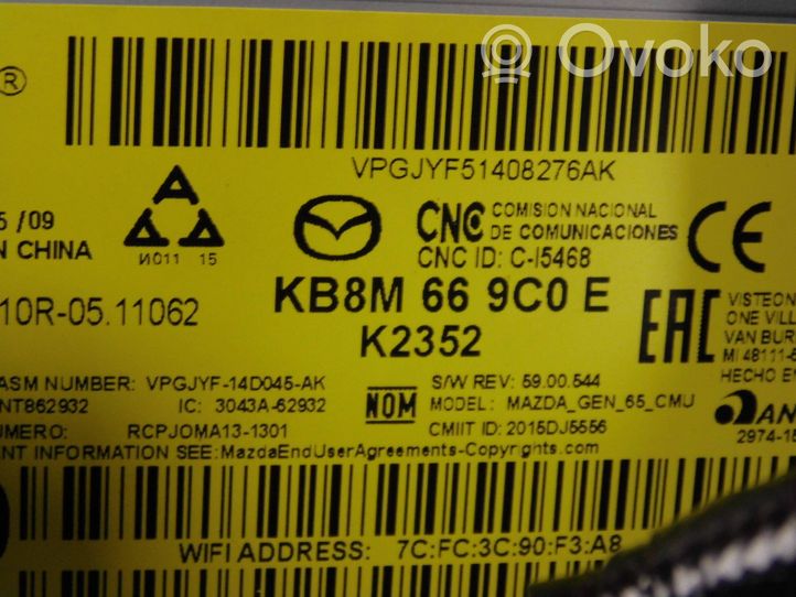 Mazda CX-5 II Stacja multimedialna GPS / CD / DVD KB8M669C0E