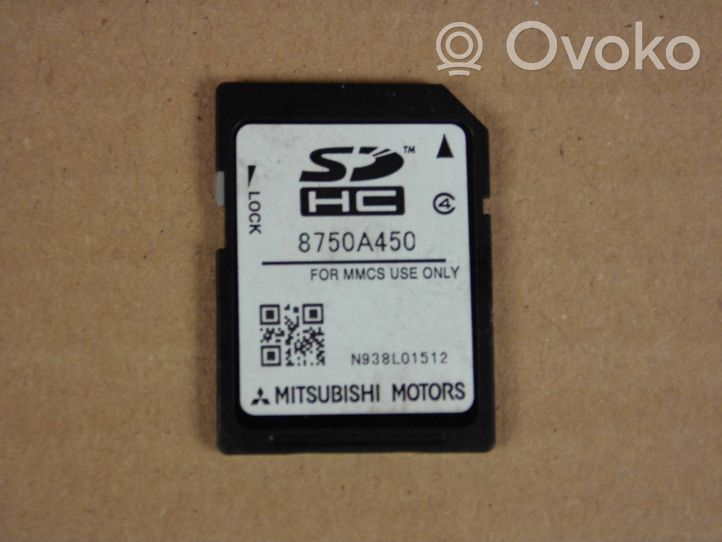 Mitsubishi ASX Cartes SD navigation, CD / DVD 8750a450