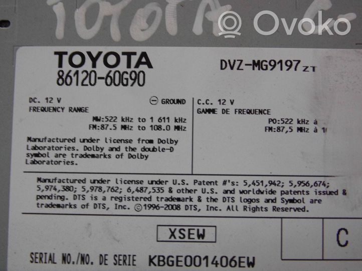 Toyota Land Cruiser (J200) Radija/ CD/DVD grotuvas/ navigacija 8612060G90