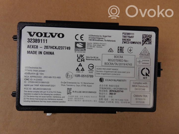Volvo XC40 Modulo di ricarica wireless 32389111