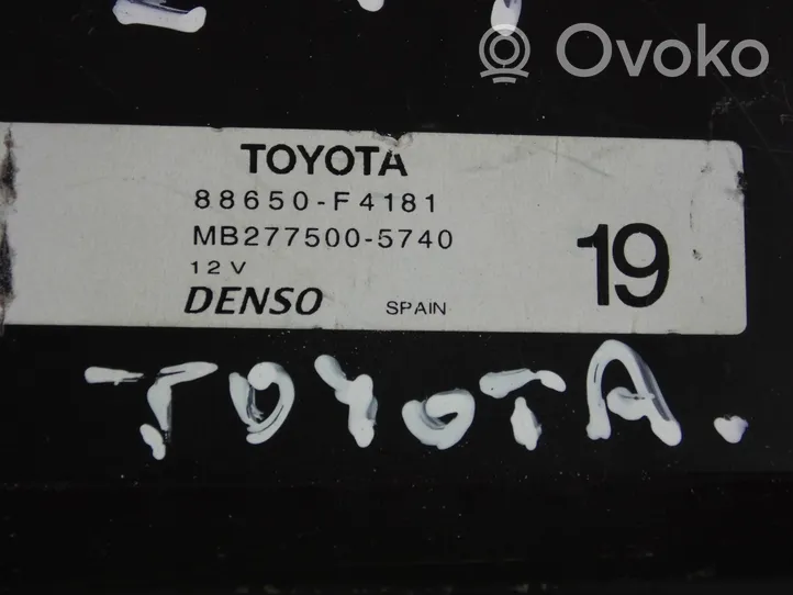 Toyota C-HR Autres unités de commande / modules 88650F4181