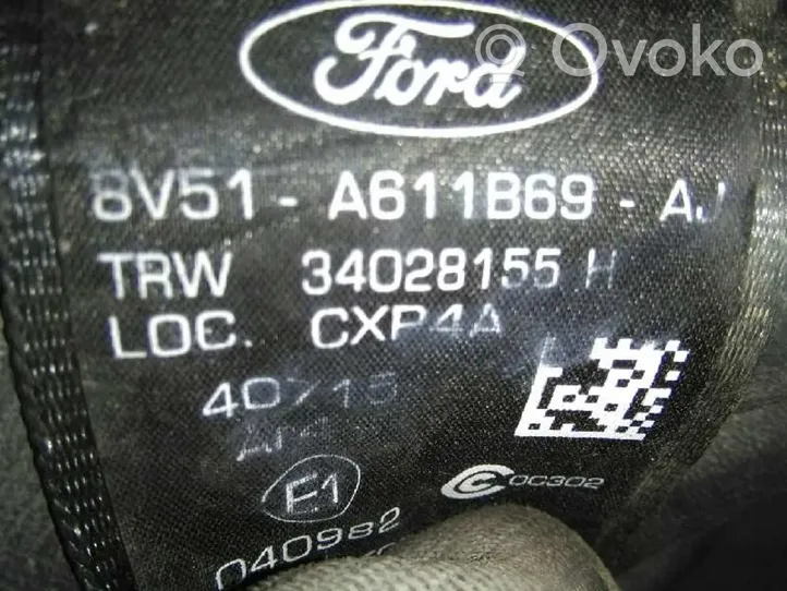 Ford Fiesta Saugos diržas galinis 8V51A611B69AJ