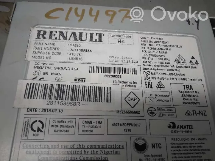 Renault Megane IV Centralina Audio Hi-fi 281158988R