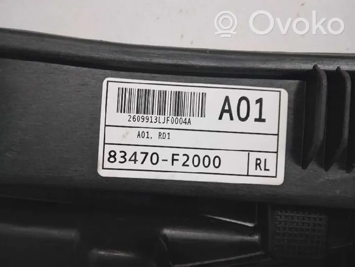 Hyundai Elantra VI Galinio el. lango pakėlimo mechanizmas be varikliuko 83470F200